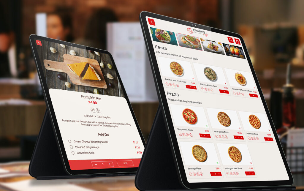 E-menu or Digital App