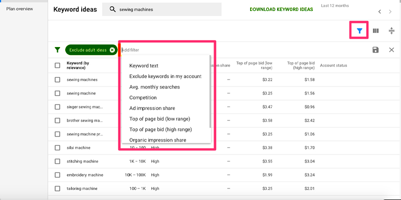 Research & find relevant keywords for your product